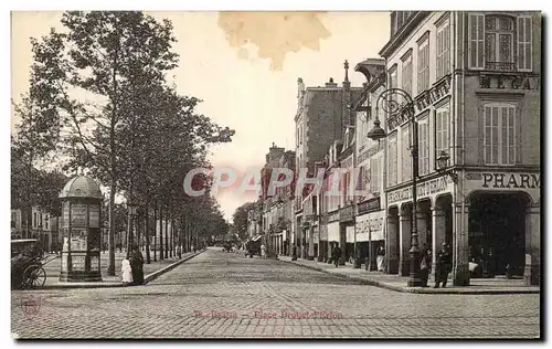Cartes postales Reims Place Drouet d'Erlon Pharmacie