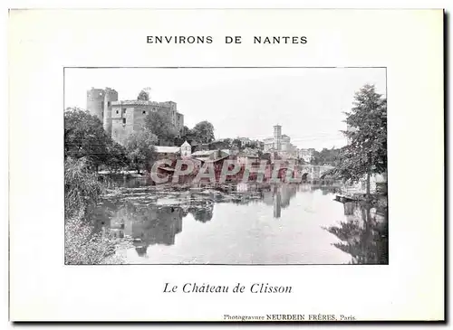 Cartes postales Environs De Nantes Le Chateau de Clisson