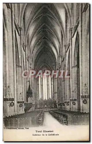 Ansichtskarte AK Toul Illustre Interieur de la Cathedrale