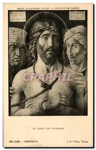 Ansichtskarte AK Le Christ Aux Outrages Mantegna Musee Jacquemart Andre Paris Institut de France