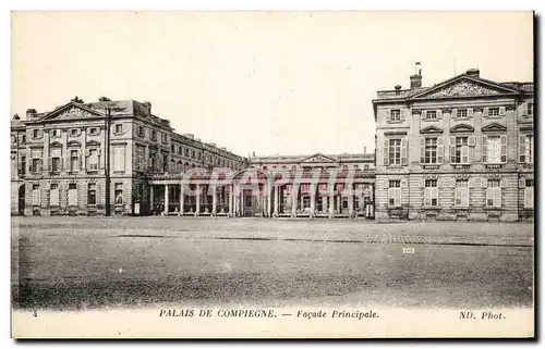 Ansichtskarte AK Palais De Compiegne Facade Principale