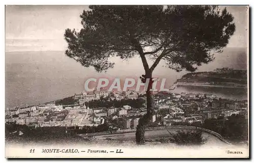 Cartes postales Monte Carlo Panorama