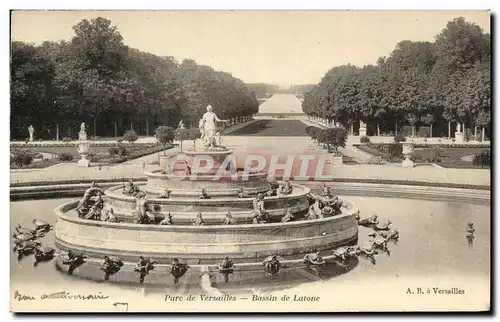 Ansichtskarte AK Parc De Versailles Bassin De Latone