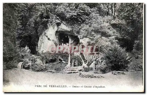 Cartes postales Parc De Versailles Bains Et Grotte d&#39Apollon