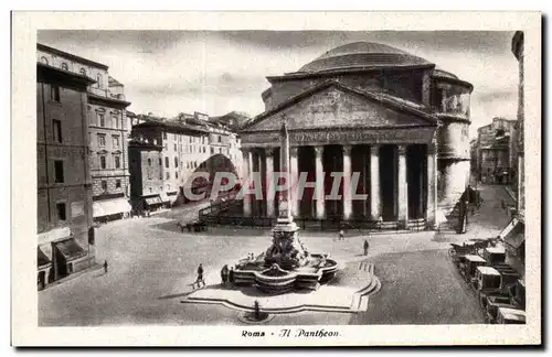 Cartes postales Roma Il Pantheon