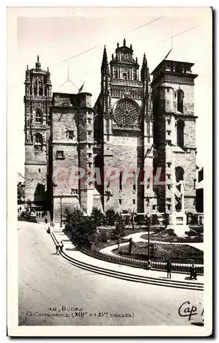 Cartes postales Rodez La Cathedale