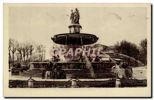 Cartes postales Aix En Provence La Grande Fontaine