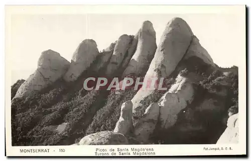 Cartes postales Montserrat Picos de Santa Maggdalena