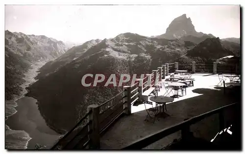 Cartes postales Pau Valle D&#39Ossau La terrasse du Restaurant du teleferique d&#39Artouste