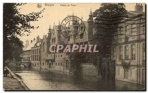 Cartes postales Bruges Palais du Franc