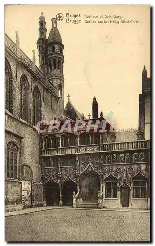 Cartes postales Bruges Basilique du Saint Sang