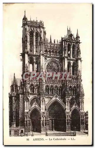 Cartes postales Amiens La Cathedrale