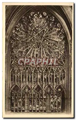 Cartes postales Cathedrale D&#39Amiens Rose Nord