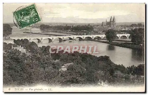 Cartes postales Tours Vue Generale