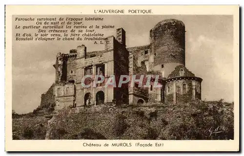 Ansichtskarte AK L&#39Auvergne Poetique Chateau De Murols