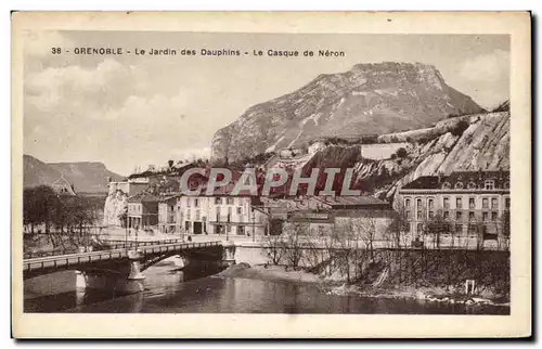 Ansichtskarte AK Grenoble Le Jardin Des Dauphins Le Casque De Neron