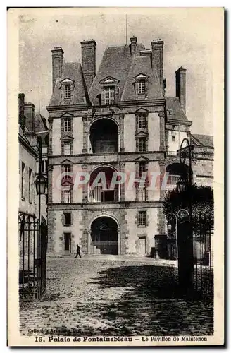 Ansichtskarte AK Palais de Fontainebleau Le Pavillon de Maintenon