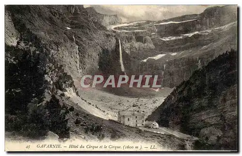 Cartes postales Gavarnie Hotel du Cirque et le Cirque