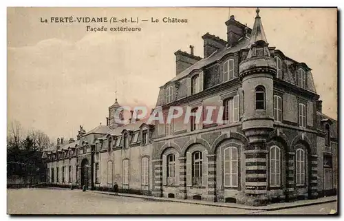 Cartes postales La Ferte Vidame Le Chateau Facade Exterieure