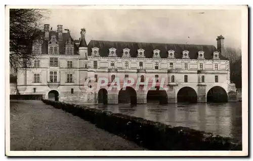 Ansichtskarte AK Chenonceaux Le Chateau construit sur le Cher