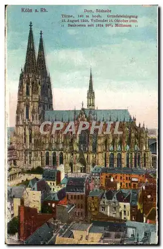 Cartes postales Koln Dom Sudseite