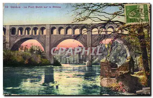 Cartes postales Geneve Le Pont Butin Sur Le Rhone