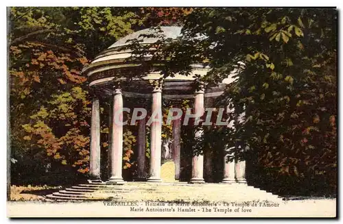 Cartes postales Versailles Hameau De Marie Antoinette Le Temple De l&#39Amour