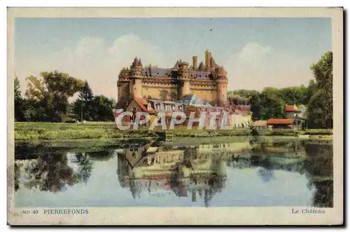 Cartes postales Pierrefonds Le chateau