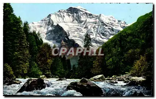 Cartes postales Lutschine Mit Jungfrau