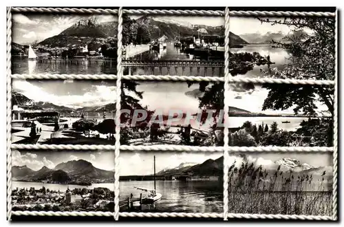 Cartes postales Quelques vues du Lac d&#39Annecy