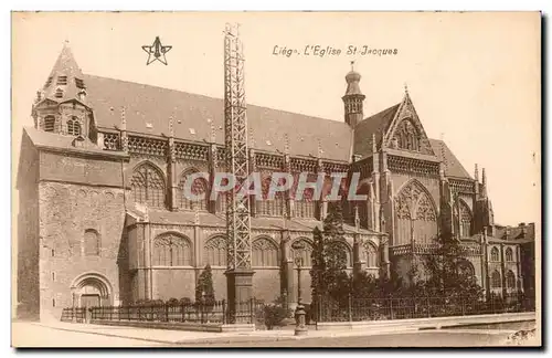 Cartes postales Liege L&#39Eglise St Jacques