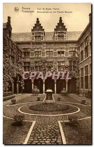 Cartes postales Anvers Cour Du Musee Plantin Antwerpen Binnenplaais Van Hel Plantijn Museum