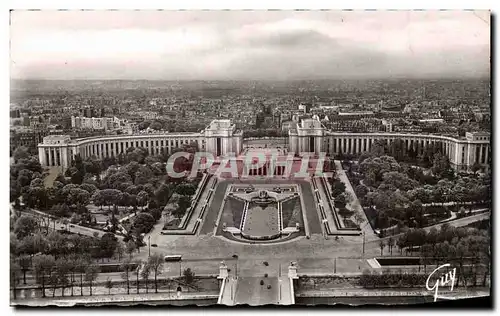 Cartes postales Paris Et Ses Merveilles Vus Generale Du Palais De Chaillot