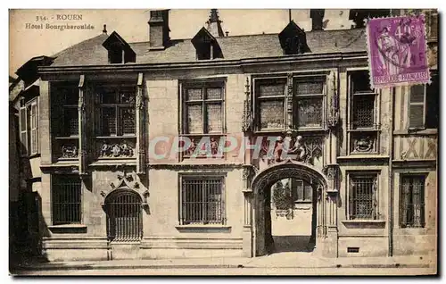 Cartes postales Rouen Hotel Bourgtheroulde