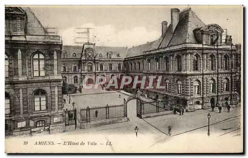 Cartes postales Amiens L'Hotel De Ville