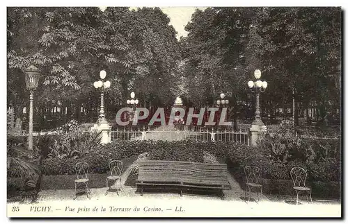 REPRO Vichy Vue Prise de la Terrasse du Casino