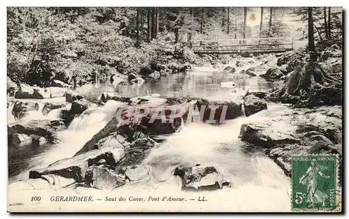 Cartes postales Gerardmer Saut des Cuves Pont d&#39Amour