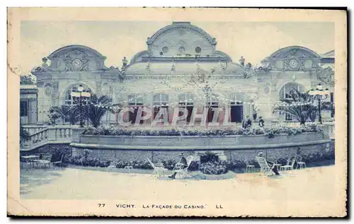 Cartes postales Vichy La Facade Du Casino