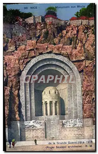 Cartes postales Nice Monument aux Morts