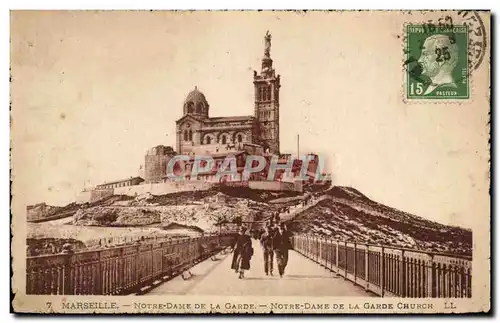 Cartes postales Marsellie Notre Dame De La Garde