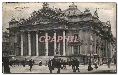 Cartes postales Bruxelles La Bourse