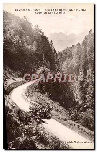 Cartes postales Environs D&#39Urdos Col De Somport Route Du Lac D&#39Anglus