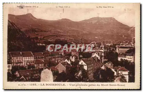 Ansichtskarte AK La Bourboule Vue Generale Prlse Du Mont Sans Souci