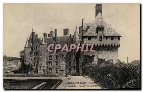 Ansichtskarte AK Langeais Le Chateau Facade occidentale