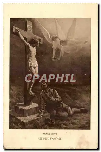 Ansichtskarte AK Maurice Dubois Les Deux Sacrifices Musee de l&#39armee Invalides Paris Militaria Christ Ange