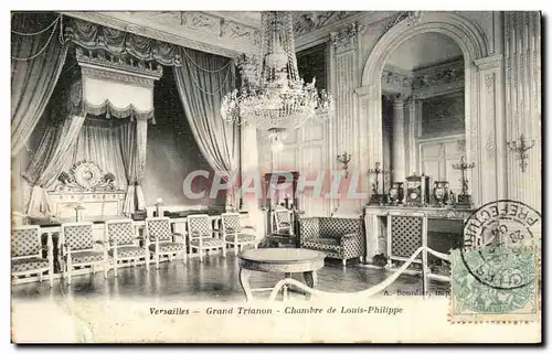 Ansichtskarte AK Versailles Grand Trianon Chambre De Louis Philippe