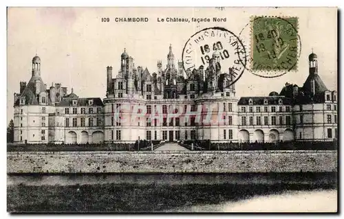 Ansichtskarte AK Chambord Le Chateau Facade Nord