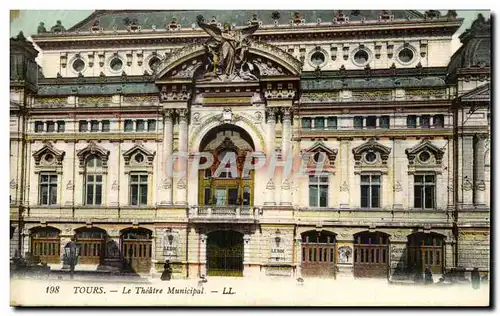 Cartes postales Tours Le Theatre Municipal