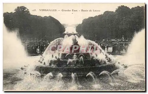 Ansichtskarte AK Versailles Grandes Eaux Bassin De Latone