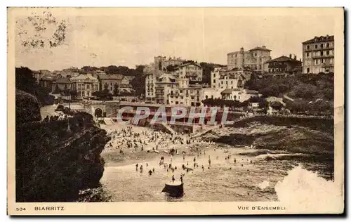 Cartes postales Biarritz Vue d&#39Ensemble